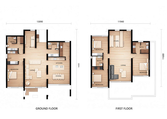 Hurricane-Proof Prefabricated House Villas Single-Family Home Modular Home Steel House Ktis