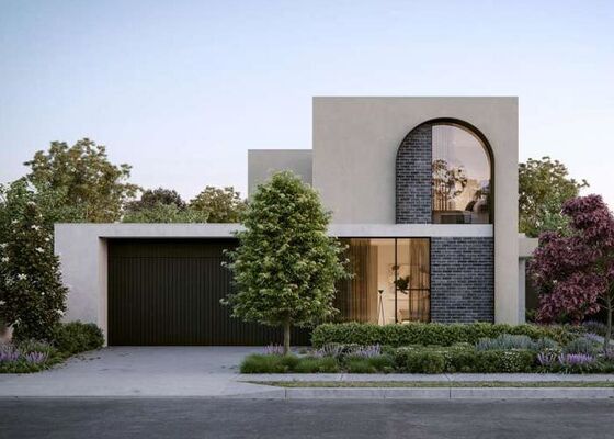 Luxury 2-Story Single Family Home Prefabricated House With Light Steel House