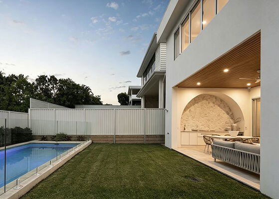AS/NZS Prefab House Single Family Homes Luxury House Villa With Light Steel Frame