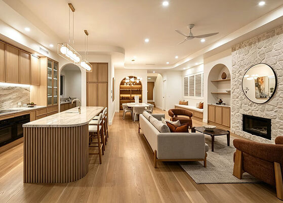 AS/NZS Prefab House Single Family Homes Luxury House Villa With Light Steel Frame