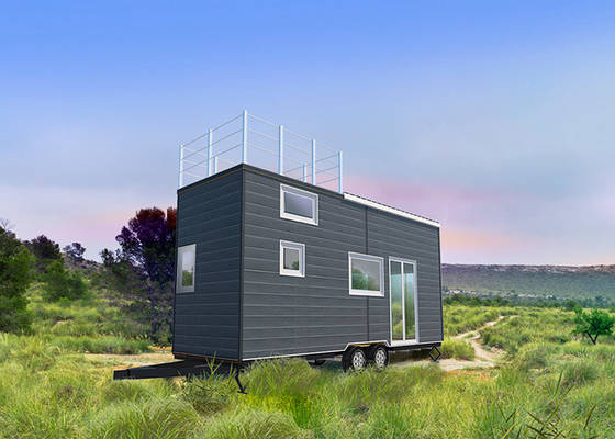 Light Steel Modular Tiny Prefab Homes With Integrated Wall Panel For Sale For Ren