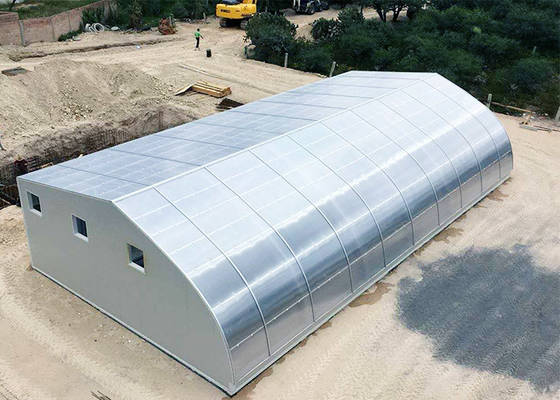 Large Prefab Steel House Carport Shed Shelter Green House With Solar Panel Factory Price Custom Design