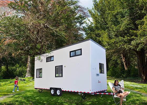 Modern Mobile House Prefab Light Gauge Steel Tiny House On Wheels With Trailer Custom House With New Design