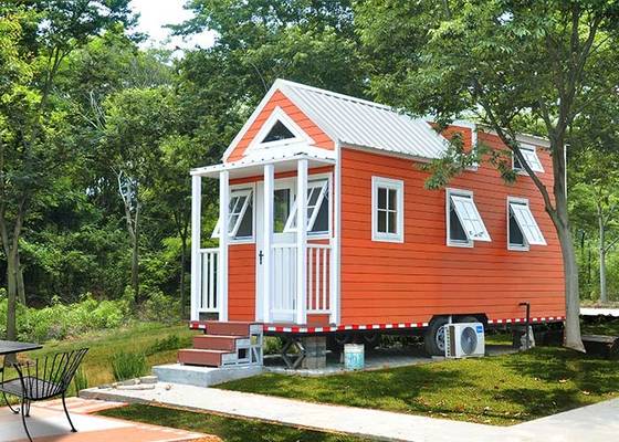 Modern Design Prefabricated Modular Home Kit Tiny House On Wheels With Three Bedrooms