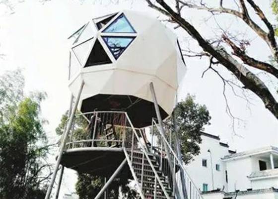 Light Gauge Steel Structure Dome Home Prefab Garden Studio Tree House