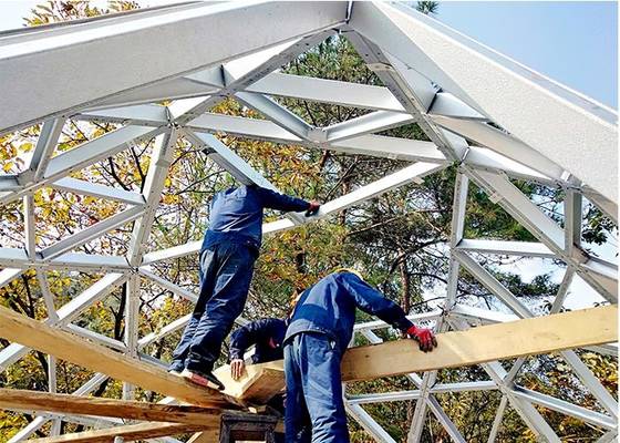 Light Gauge Steel Structure Dome Home Prefab Garden Studio Tree House