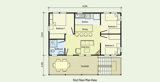 Prefab Light Steel Structure Beach Bungalows Wooden Look House wooden house