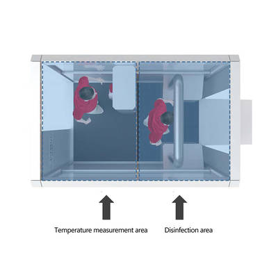 Deepblue Temperature Measuring Disinfection Hand Sterilization Intelligent Anti-epidemic Machine