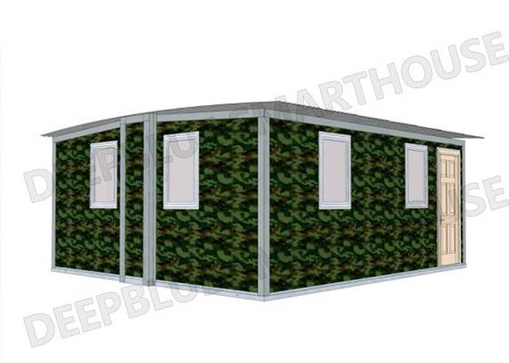 Metal Isolation House Mobile Field Hospital In Quick Assemble White Color Low Cost Prefab House