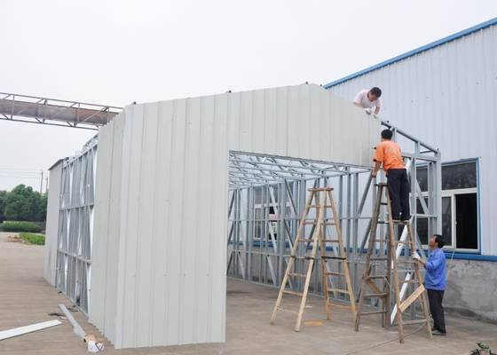 New Light Steel Frame Metal Structure Metal Car Sheds/Garden Shed Custom House With New Design