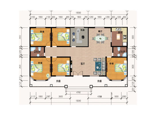 Prefab Steel Homes Prefab Modular Home Kits AS/NZS Light Steel Frame  SIingle Family Home