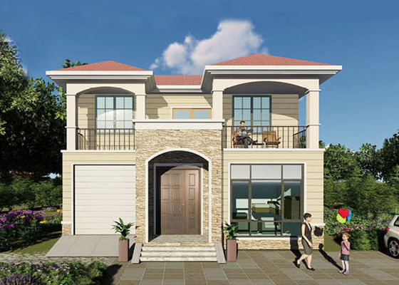 AS/US Prefab House With Large Windows | Modular Light Steel Frame Kit Home