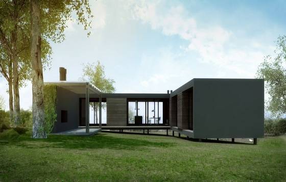 Prefab Steel Frame Luxury Prefabricated Houses Uruguay Modern Design Bungalow Homes American Standard