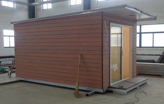 Light Steel Structure Holiday Home / Prefabricated Garden Studio For Holiday Living