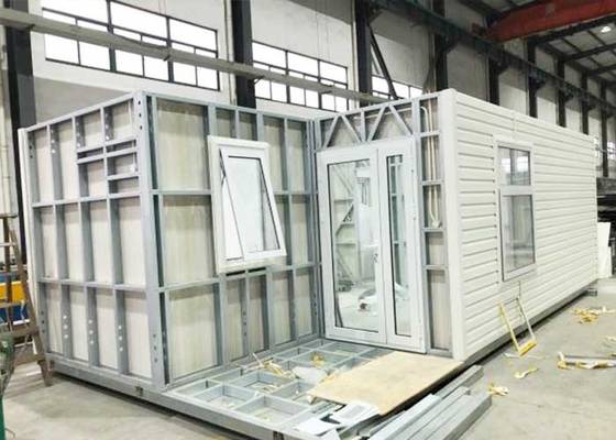 Light Steel Fully Decorated Finished Bunk Prefabricated House/ Yellow Contemporary Modular Homes