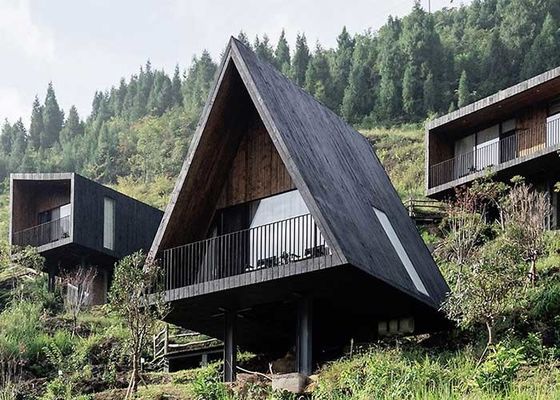 Modern Design Prefab A House With Light Steel Frame Garden Studio For Work And Holiday