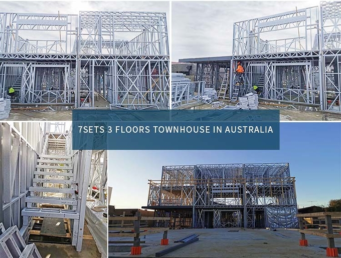 Townhouse Floor Plan Light Steel Keel System
