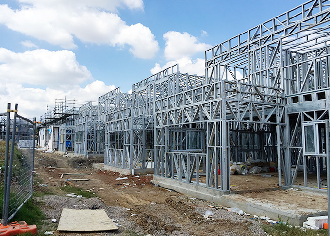 Modern Prefabricated Villa Manufactured Home Prefabricated Light Steel Frame House Building 2