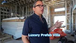 prefab house luxury villa single family home