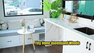 prefab tiny house on wheels Queensland mini house