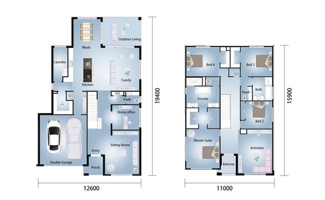 Steel Prefabricated Prefab Villa ，Luxury Architectural Prefab Homes CE 6